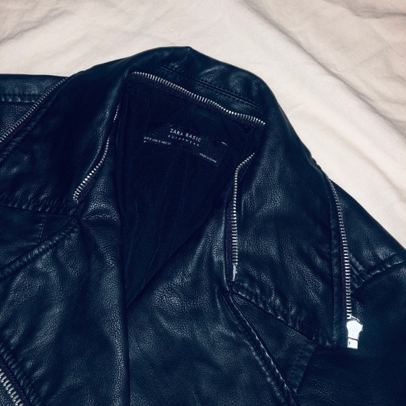 Zara Faux Leather Jacket - Picture 4 of 4